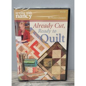 sewing‎ with nancy By Nancy Zieman Already Cut, Ready to Quilt NEW DVD SN2212D